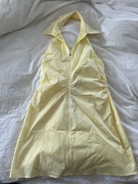 White Fox Loves It Mini Dress Lemon